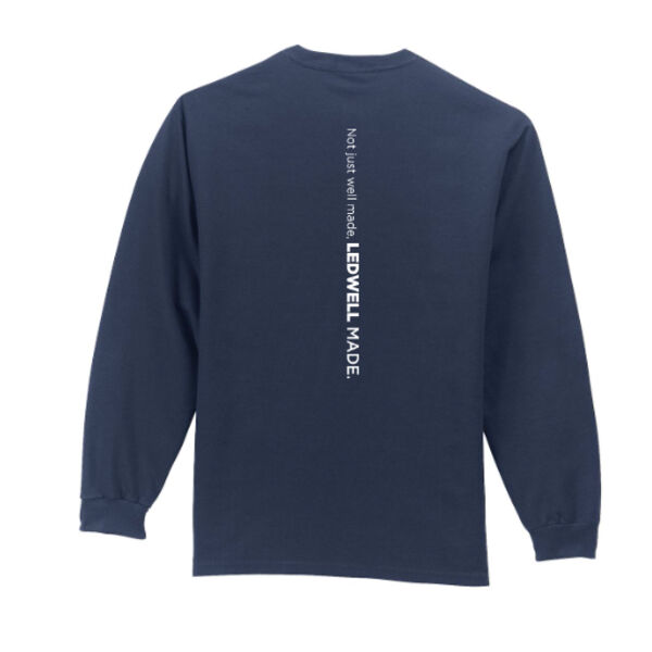 Ledwell - Long Sleeve 100% Cotton T-Shirt with Pocket Thumbnail